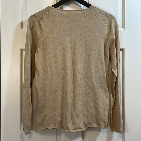 Sigrid Olsen Diamond Pattern Weave Button Down Cardigan Set - Size Small - Picture 5 of 7